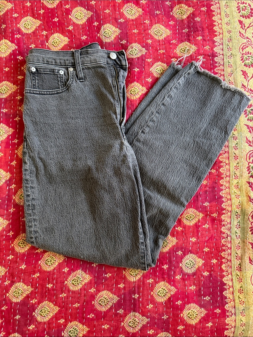 Madewell “the perfect vintage straight jean”